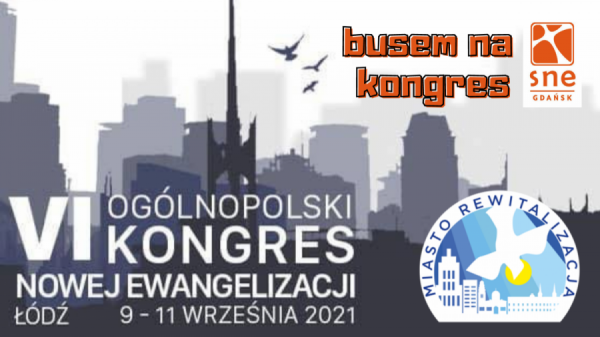 Busem na VI Kongres do Łodzi