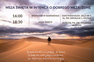 Msza Święta w intencji o dobrego męża/żonę