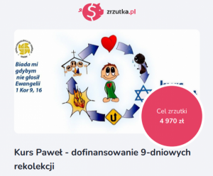 Zrzutka na Kurs Pawła